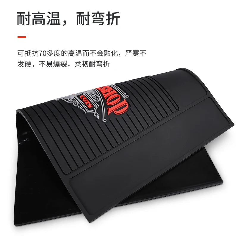 Barber Salon Equipment Accessories Non-slip Mat for Heating Machine Silicone Mat for Hair Dressing
