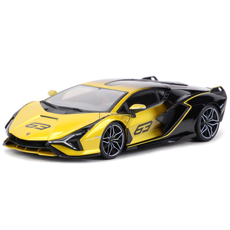 Bburago 1:18 Lamborghini-Sian FKP 37, спортивный автомобиль, статический литой автомобиль, Коллекционная модель автомобиля, игрушки