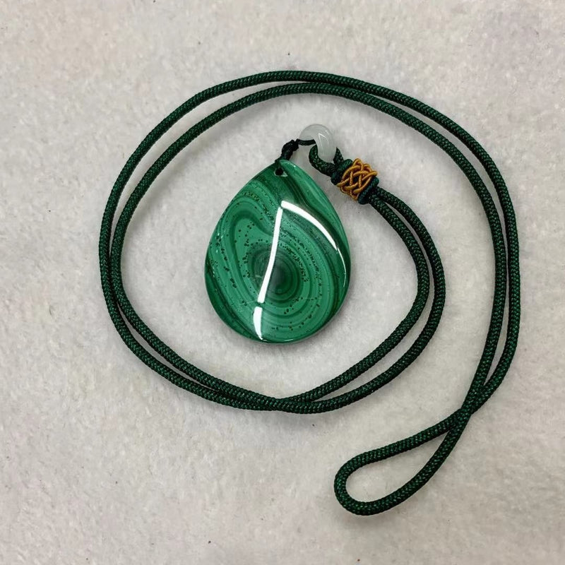 Natural Malachite Necklace Pendant DIY Jewelry Pendant For Woman For Gift Wholesale !