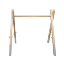 Nordic Style Wooden Baby Gym Nursery Sensory Toys Gantry Foldable Baby Play Gym Frame Activity Center Hanging Bar Newborn Gift