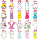 Easter Flatback Resin for DIY, Planar Resin Crafts, Custom, Phone Decorations, PR41, 10 Pcs