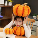 25/30cm Simulation Pumpkin Plush Stuffed Toy Soft Vegetables Doll Sofa Cushaw Pillow Cushion Halloween Christmas Gift Home Decor