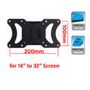 vesa mount stand 200x100 for 10"-32" LCD LED PLASMA wall mount tv bracket tv lift mechanism metal shelf brackets