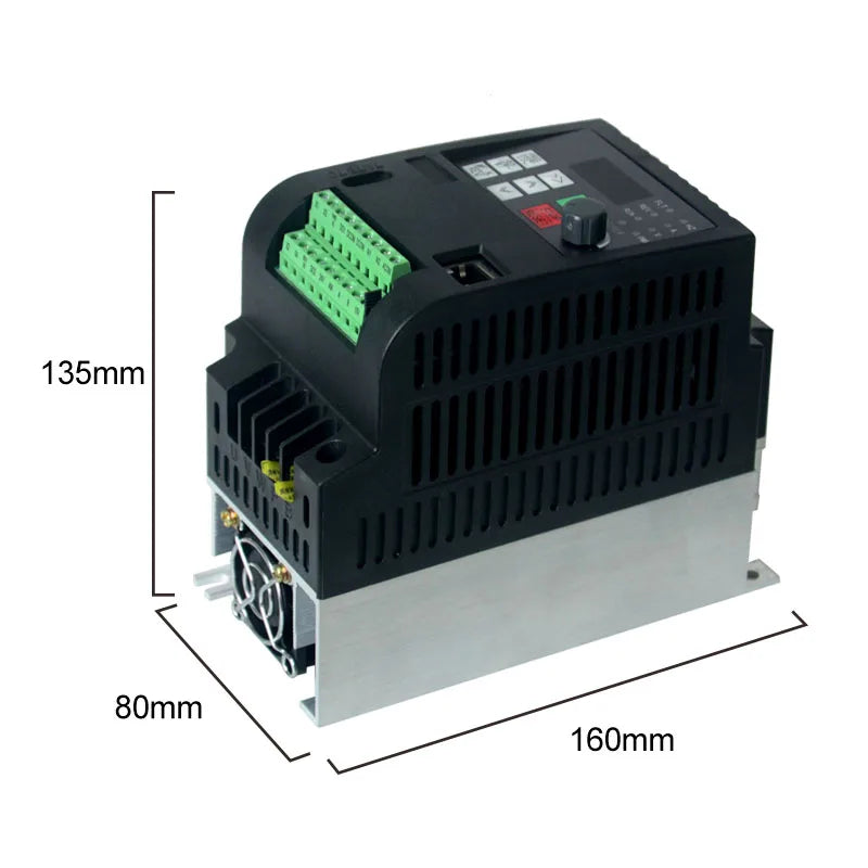 2.2KW 220V VFD Single Phase input 220v and 1 Phase Output 220V Frequency Converter/Adjustable Speed Drive/Frequency Inverter