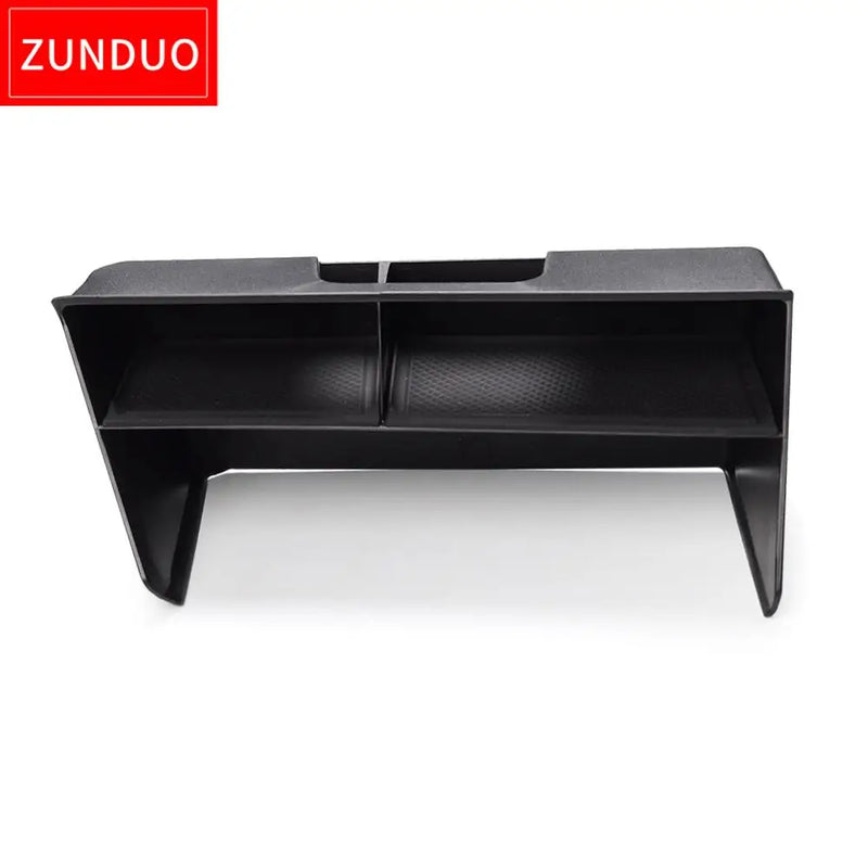 ZUNDUO Car Central Storage Box for VW Golf 8 2020 Interior Accessories Stowing Tidying Center Console Organizer BLACK