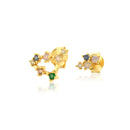 ANDYWEN 100% 925 Sterling Silver Spring Rainbow CZ Zodiacs Pendant Necklace 2021 Wedding Jewelry Fine Rock Punk Ovals Crystal