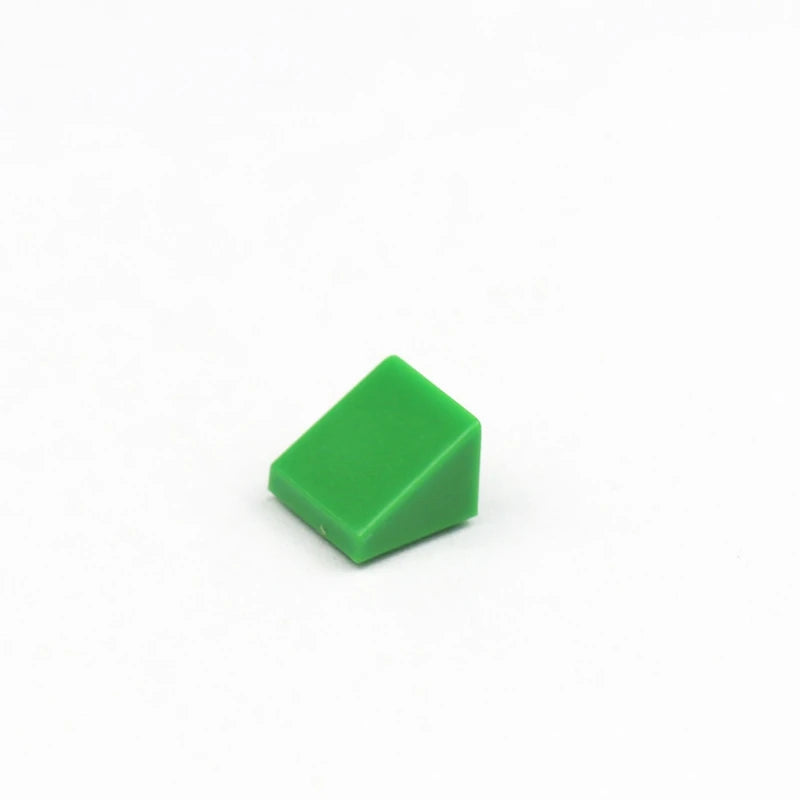 50 Piece Sloped 30° 1x1x2/3 Cheese Slope Building Blocks MOC Build Trucks Parts Kids Learning Toys Compatible with Brick 54200