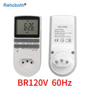 EU Electronic Digital Timer Switch US FR BR Plug Kitchen Timer Socket Outlet 230V 110V 7 Day 12/24 Hour Programmable Timing