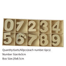 Wooden Letters Natural Alphabet Letters And Numbers Personalised DIY Craft Home Decor Wedding Birthday Xmas Party Name Design