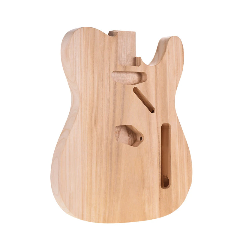 Muslady TL-T02 Unfinished Electric Guitar Body Sycamore Wood Blank Guitar Barrel for TL Style Electric Guitars DIY Parts