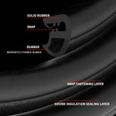 Car Door Edge Weatherstrip Rubber Sealing B Pillar Noise Windproof Protection Front Auto Sealant Accessories Decoration Strip
