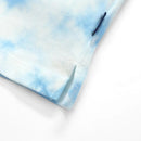 SIMWOOD 2023 summer new polo shirt men fashion tie dyed artful effect 100% cotton plus size brand clothing SJ130176