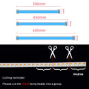 2pcs Led DRL Daytime Running Lights Flexible Car Light Accessories Turn Signal Yellow Brake Side Lights Headlights Strip 12v