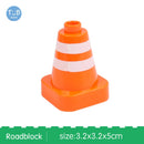 Big Size Block Bricks Train Tracks  Traffic Stop Lights Straight Duploes Black Accessories DIY Hot Toys For Children Baby Gift