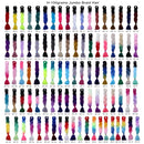 24'' Synthetic Jumbo  Braiding Hair Long Braids Hair Bundles Strands Ombre Crochet Braid Hair Extensions for Woman Pink Gray