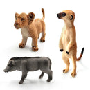 Hot Easter Rabbit Wolf Deer Lion Fox Meerkat Squirrel Figurine Home Decor Miniature Fairy Garden Decoration Accessories Modern