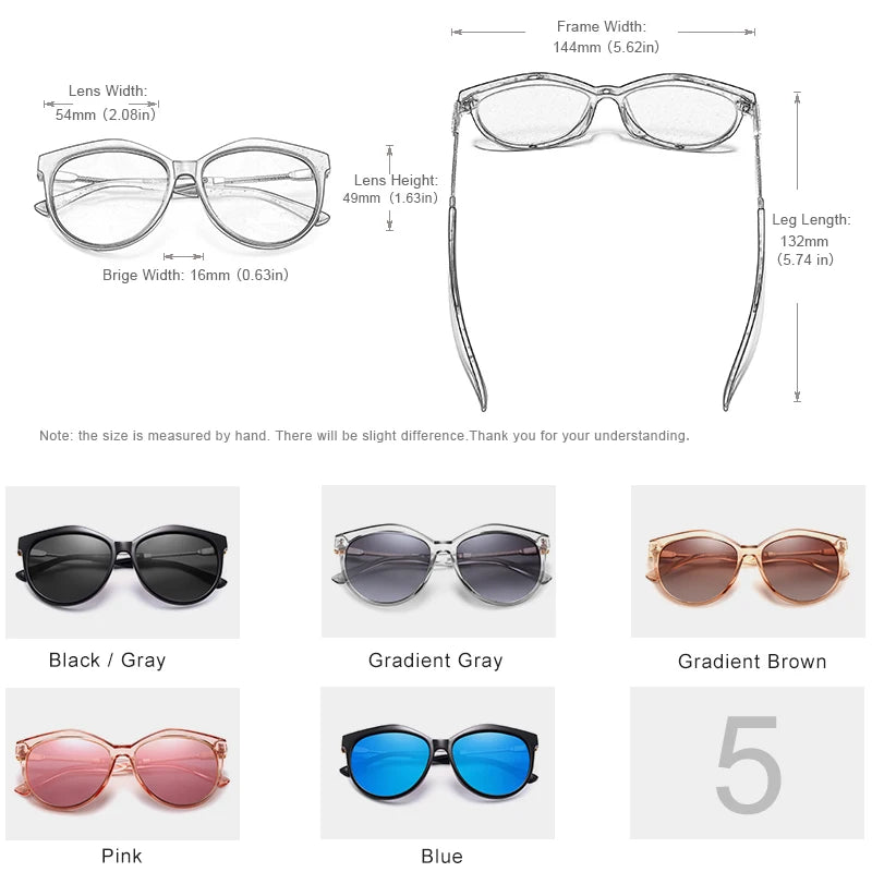KINGSEVEN 2022 Polarized Women's Sunglasses Gradient Lens Luxury Sun glasses Brand Lentes de sol Mujer