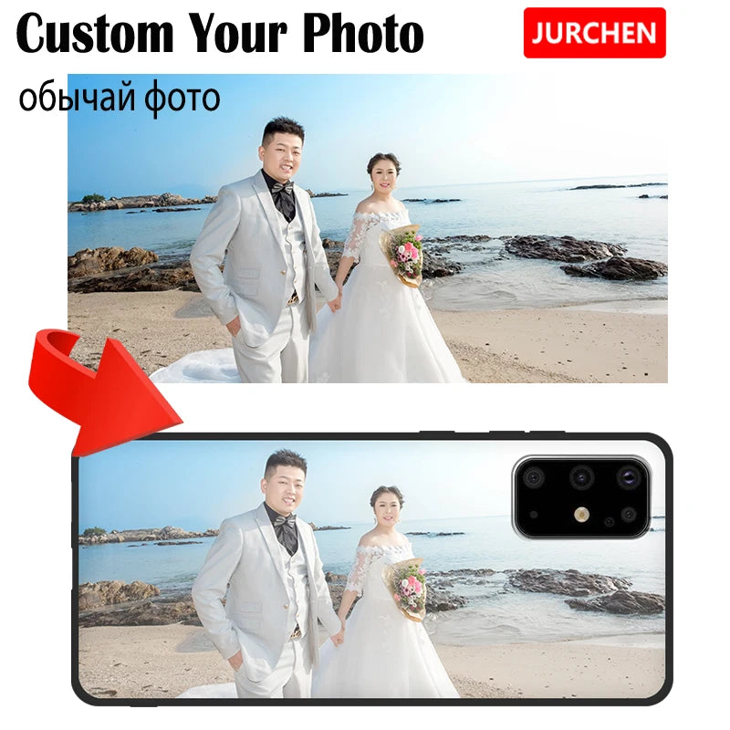 Custom Photo Glass Case For Xiaomi Mi Poco M5S X5 F4 CiVi 1S Redmi 10 11 11A 12C 10A A1 A2 C40 C50 C51 C55 K60 E Prime Pro Plus