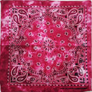 New Fashion Hip Hop 100% Cotton Bandana Square Scarf handkerchief Gradient Paisley print For Women Men Unisex headband 55*55cm