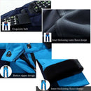 NUONEKO Men Women Winter Hiking Pants Waterproof Softshell Fleece Pants Sport Skiing Outdoor Pants Pantalon Trekking Hombre PM29