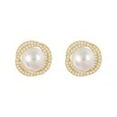 2020 new unusual geometric whirlpool shape pearl Earrings for woman exquisite fashion jewelry party luxury accessories Earrings