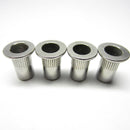 10PCS/Lot M3 M4 M5 M6 M8 M10 M12 304 Stainless Steel Flat Head Threaded Rivet Insert Nutsert Cap Rivet Nut