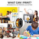 GEEETECH 3d Silk PLA Filament 1kg1.75mm Spool Wire For 3D Printer Material,Safety, Vacuum packaging, special color, Bubble free