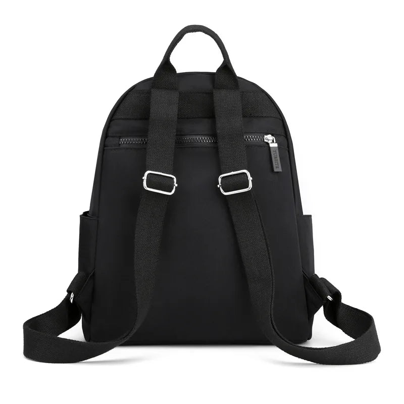 Fashion Multi-layer Women Backpacks Light Weight Student Book Bag Waterproof Nylon Travel Knapsack Teenager Girl School Rucksack