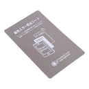 Grey Anti-Metal Magnetic NFC Sticker Paster for iPhone Cell Phone Bus Access Control Card IC Card Protection Supplies