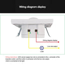 AC110-240V PIR Infrared Detector Infrared Motion Sensor Switch ON/Off Wall Switch Adjustable Time Delay Switch for Home Lighting