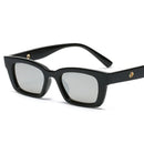 YOOSKE Vintage Rectangle Women Men Sunglasses Brand Designer Small Sun Glasses Frame Female Lady Eyeglasses UV400