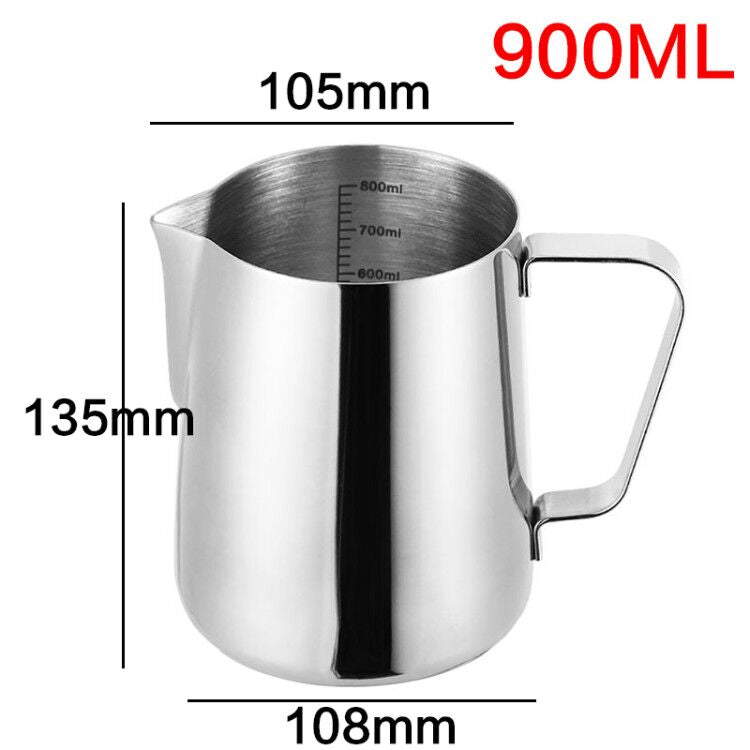 Stainless Steel Milk frothing Jug Espresso Coffee Pitcher Barista Craft Coffee Latte Milk Frothing Jug Pitcher 350 600 1000ml