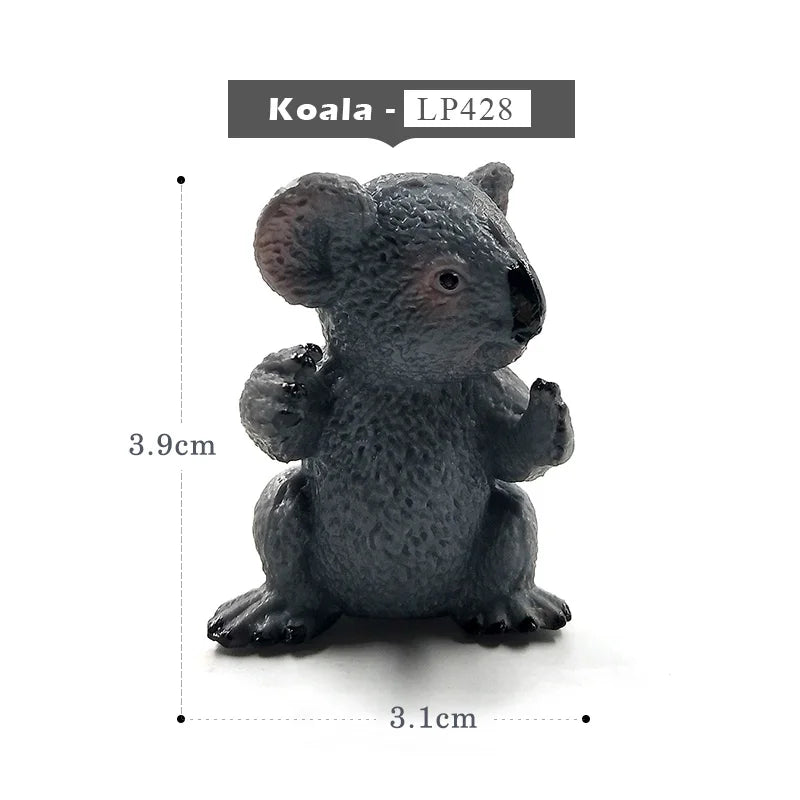 Hot Easter Rabbit Wolf Deer Lion Fox Meerkat Squirrel Figurine Home Decor Miniature Fairy Garden Decoration Accessories Modern