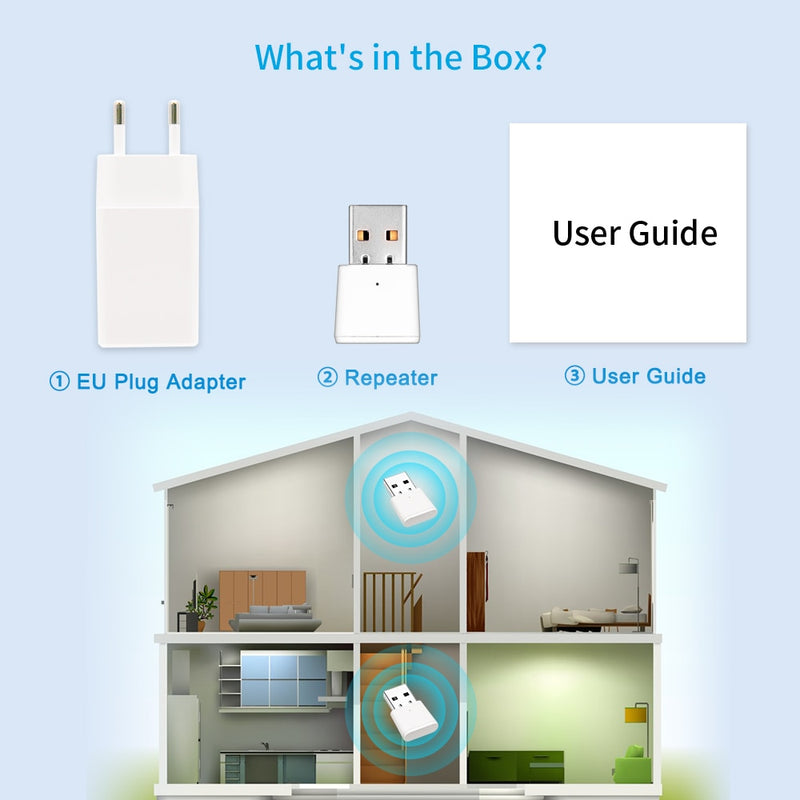 LoraTap Tuya ZigBee 3.0 Signal Repeater USB Extender for Smart Life ZigBee2MQTT Devices Mesh Home Assistant Deconz Automation