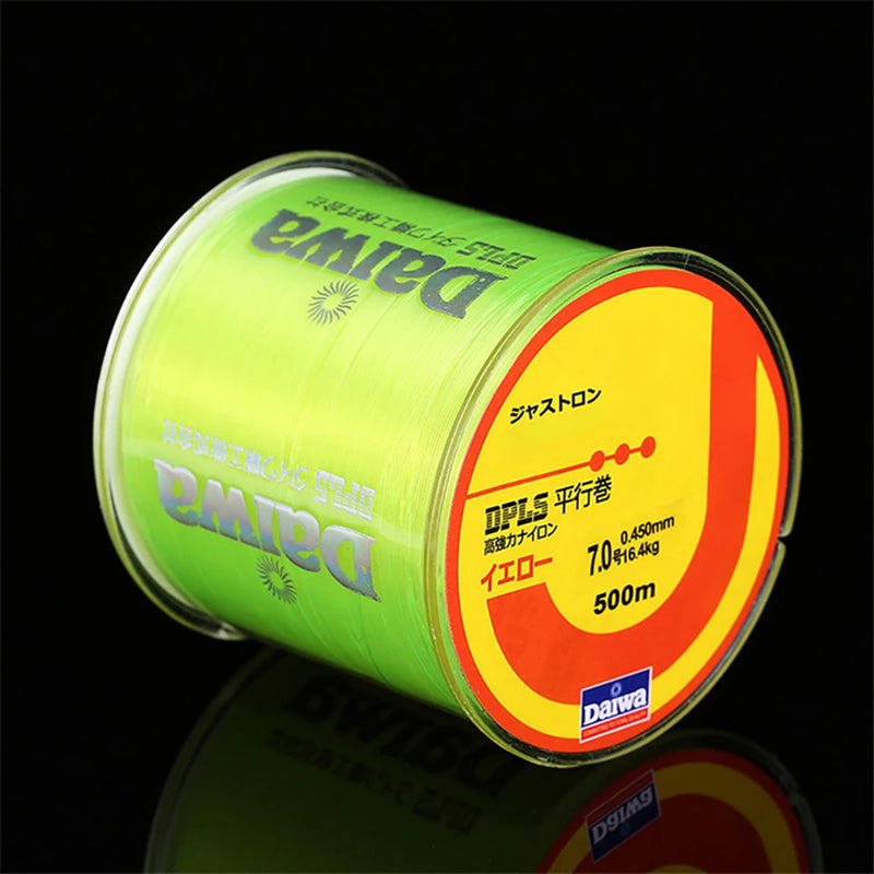 High Quality Multiple color 500m Super Strong Fishing Line Japan Monofilament Nylon Fishing Line 2-35LB