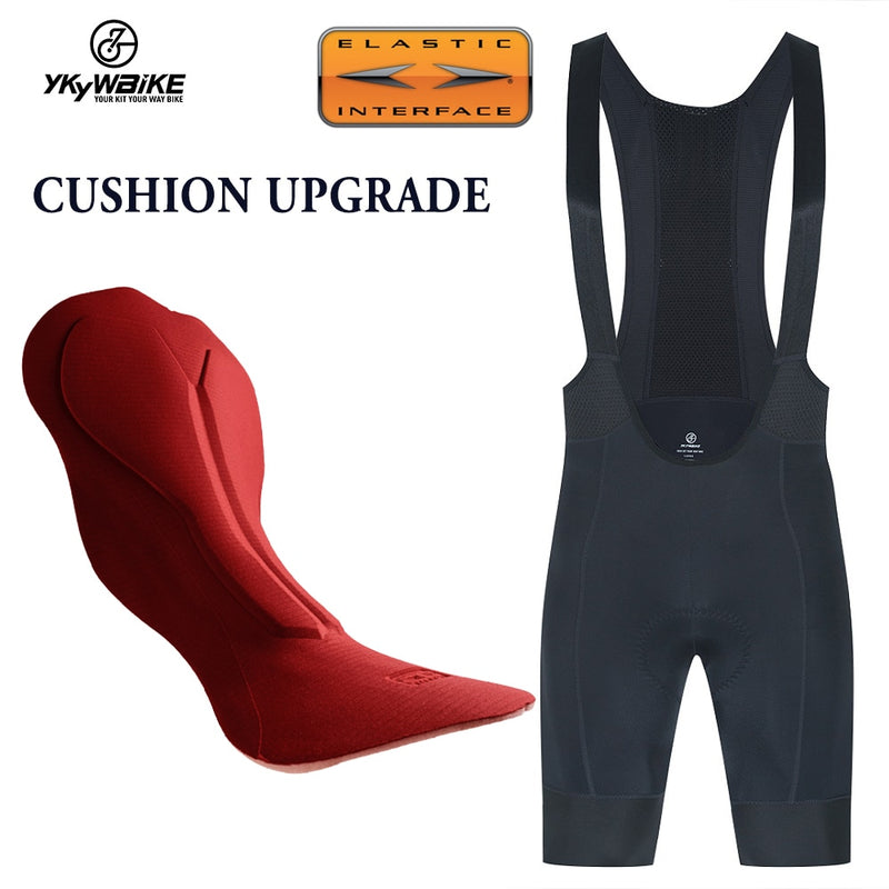 YKYWBIKE 2022 Cycling Bib Shorts Summer 8 Hour Ride Pad Bike Tights MTB Ropa Ciclismo Moisture Wicking Bicycle Pants