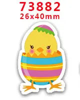 DIY Craft Supplies Sewing Accessories Cartoon Easter Bunny Printed Planar Resins Mold 10 Pieces. PR-73721