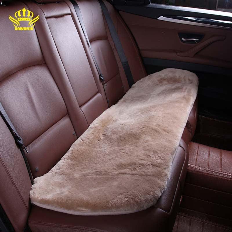 AUTOROWN Faux Fur Car Seat Cushion For Toyota Lexus Kia Hyundai Nissan Universal Car Seat Covers Automotive Interior Accessories