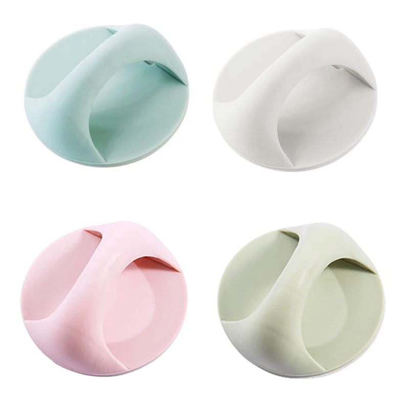 Round Auxiliary Knobs Cabinet Suction Cup Handle Window Sliding Door Self-adhesive Wardrobe Pulls Refrigerator Handle