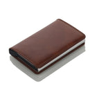 Rfid Blocking Credit Card Holder Men Wallets Slim Thin Business Leather Metal Cardholder Pocket Case Magic Smart Wallet