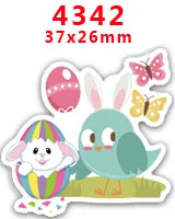 Easter Flatback Resin for DIY, Planar Resin Crafts, Custom, Phone Decorations, PR41, 10 Pcs