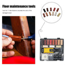 Manual Laminate Floor Repair Kit Furniture Scratch Fix Wax System Floor Worktop Sturdy Casing Chips Scratches Mending Tool Set