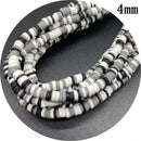 400pcs/Lot 3/4/5/6mm 16inch Round Slice Clay Beads Spacer Beads Polymer Clay Beads For Jewelry Making DIY Handmade Accessories