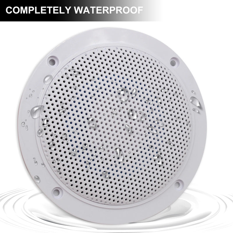 4 Inch 160W Marine Waterproof Bluetooth Speakers For ATV UTV SPA Golf Motorcycle Boat SPA UV-Proof Outdoor Indoor Music Speaker
