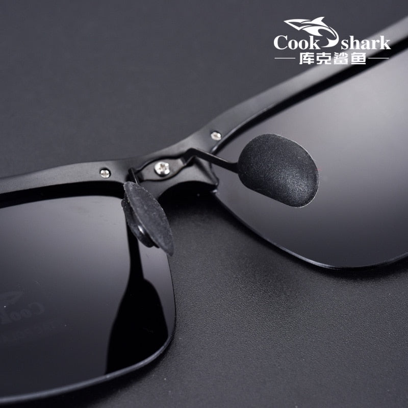 Cookshark 2020 new sunglasses men polarized sunglasses driving hipster glasses