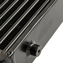 Front Intercooler Tube and Fin 600x300x76 3inch In/outlet Black For Universal