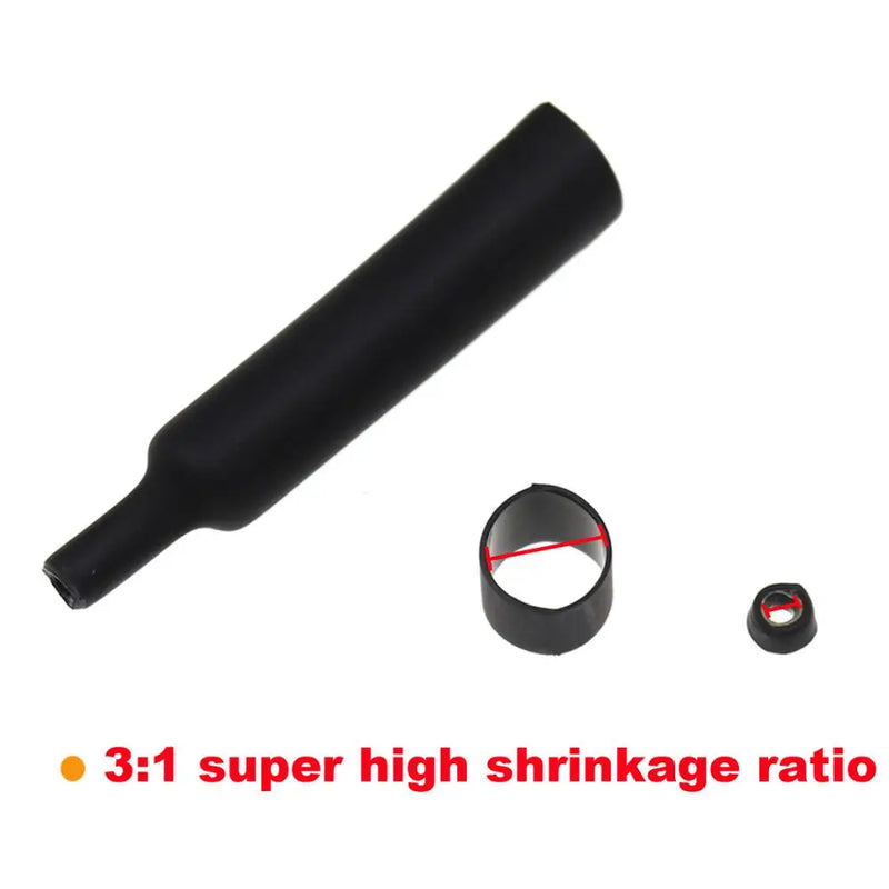 10pcs 10cm Thickened Super High Shrink Ratio Heat Shrink Tube Double Wall Tube For Saltwater Fishing Hooks Rigs Protect Material