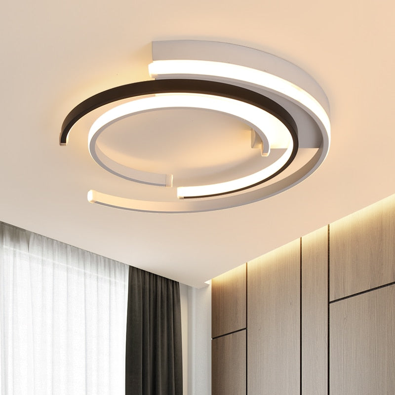 Chandelier Lighting for Living room Bedroom AC85-265V Modern Chandeliers Lustre Round Aluminum Ceiling Chandelier Lights