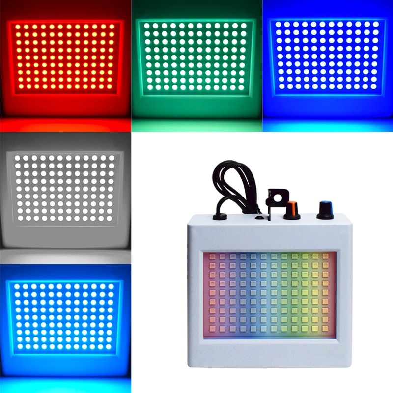 108 LED Mixed Flashing Stage Lights Remote Sound Activated Disco Lights for Festival Parties Lights Wedding KTV Strobe Lights