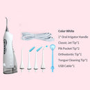 Electric Oral Irrigator Dental Water Flosser 3 Mode USB Rechargeable Family Travel Use Waterproof Water Jet Floss Teeth Cleaner